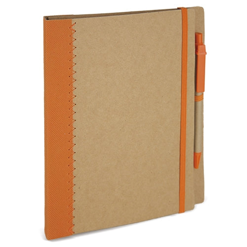 Cuaderno A5 Carton Reciclado Naranja