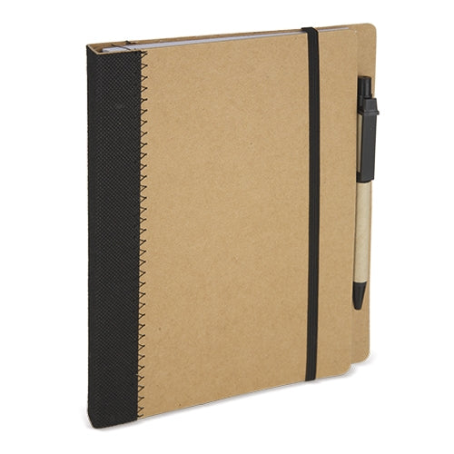 Cuaderno A5 Carton Reciclado Negro