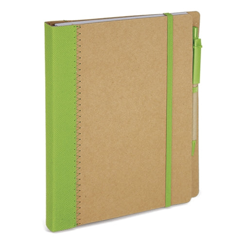 Cuaderno A5 Carton Reciclado Verde