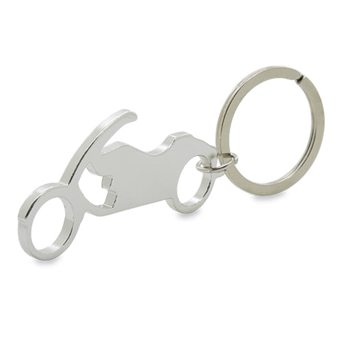 Llavero Aluminio Moto Pt Plata