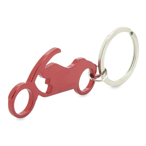 Llavero Aluminio Moto Ro Rojo