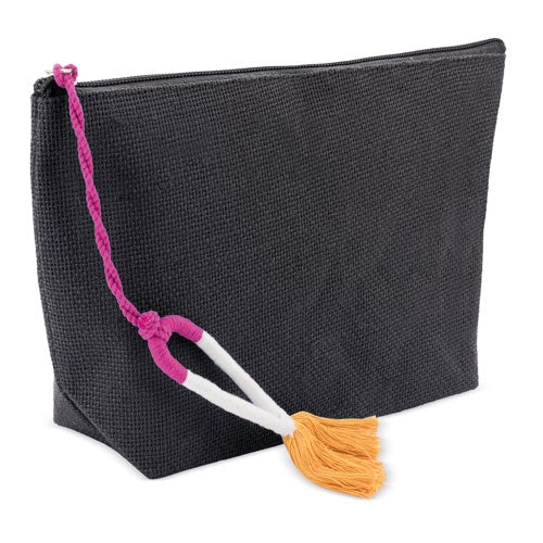 Neceser Jute Laminado Negro