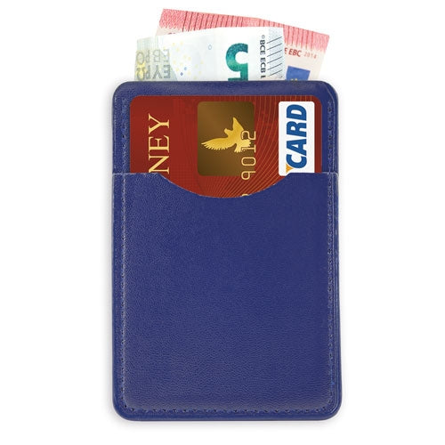 Tarjetero Billetero Azul