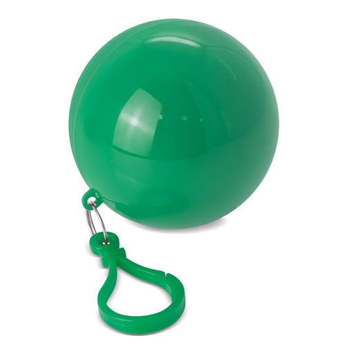 Poncho Lluvia Plegable Verde