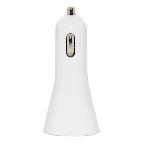 Cargador De Coche Doble Usb Blanco