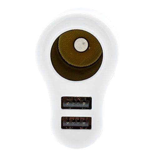 Cargador Multiple Mix Aluminio Blanco Azul