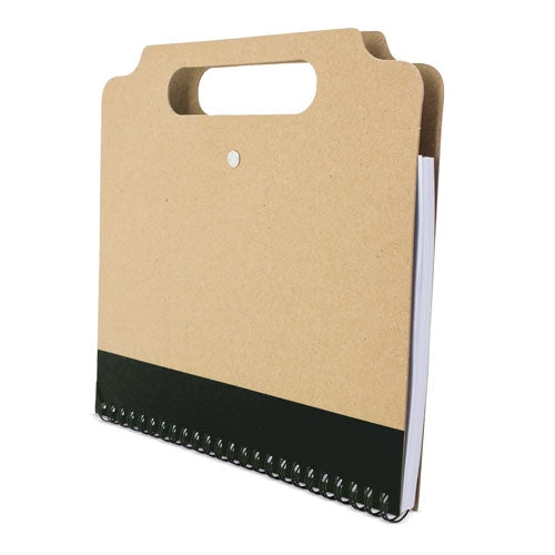 Maletin Libreta Reciclada Dante Negro