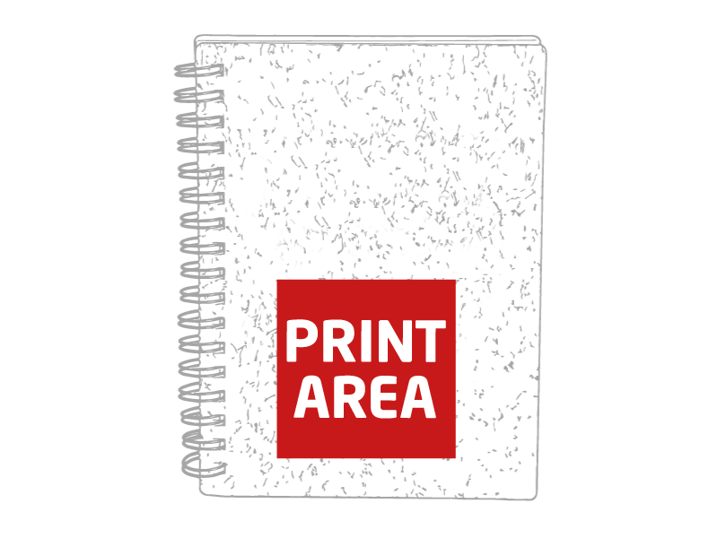 Libreta Con Anillas Negras Corcho Natural "Paix"