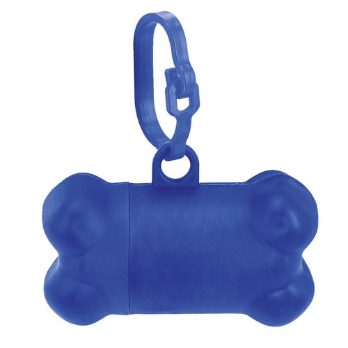 Portabolsas Forma Hueso Azul