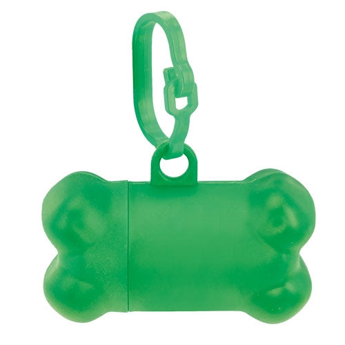 Portabolsas Forma Hueso Verde