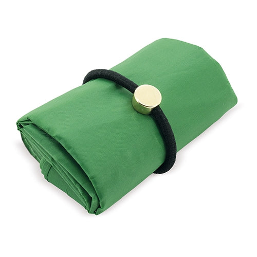 Bolsa Plegable Con Goma Verde