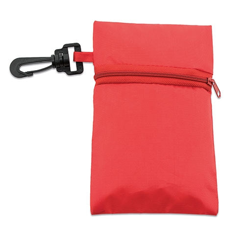 Bolsa Plegable Y Funda Con Cremallera Rojo