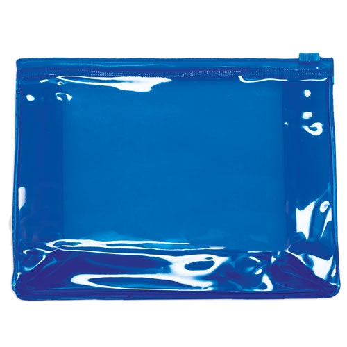 Neceser Transparente Travel Azul