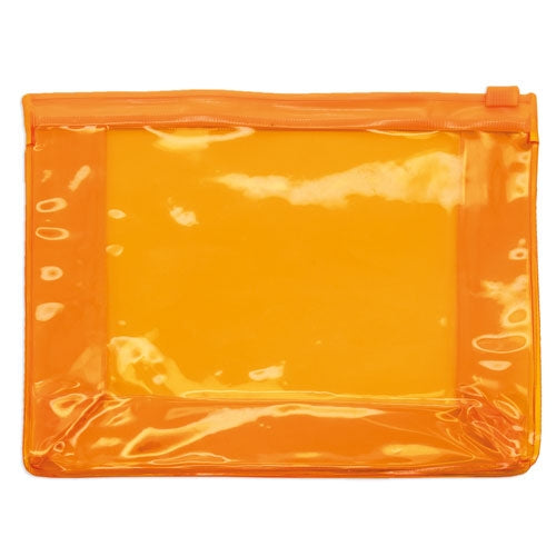 Neceser Transparente Travel Naranja
