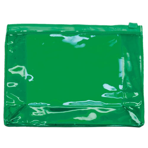 Neceser Transparente Travel Verde
