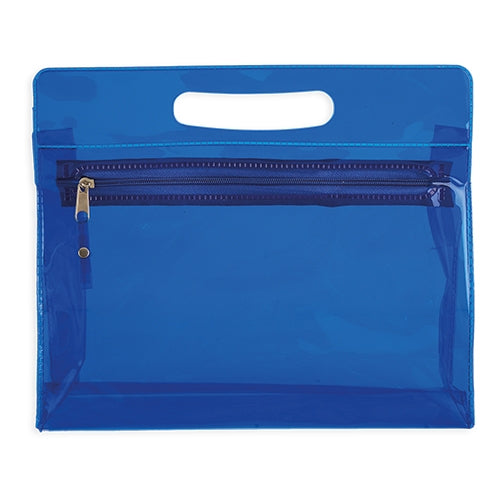 Neceser Transparente Azul