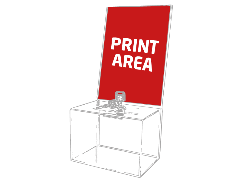 Urna Portagrafica A5 Con Cerradura "Election"