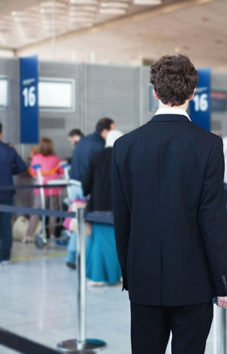 Postes Separadores Cinta Retractil Azul