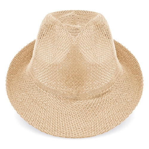 Sombrero De Ala Ancha Marron Marron