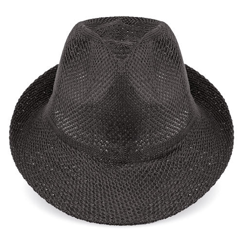 Sombrero De Ala Ancha Negro Negro