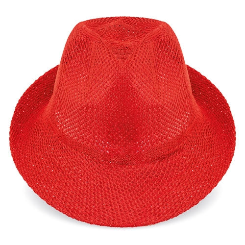 Sombrero De Ala Ancha Rojo Rojo
