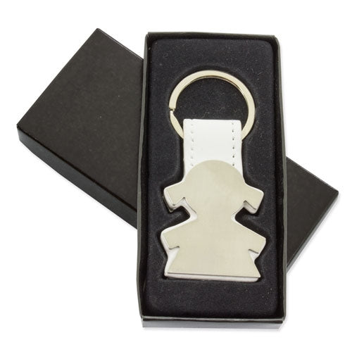 Llavero Metalico Forma Niña