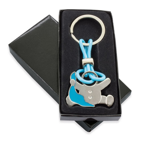 Llavero Bebe Gasa Celeste Ce