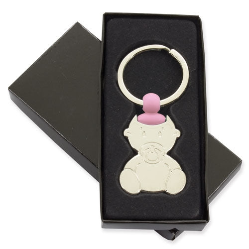 Llavero Bebe Chupete Rosa Rosa