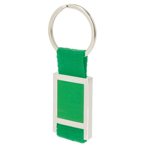 Llavero Metalico Nylon Ve Verde