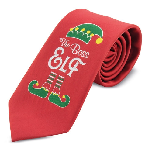 Corbata Navideña Roja