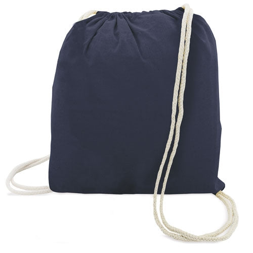 Bolsa Mochila Algodon Marino