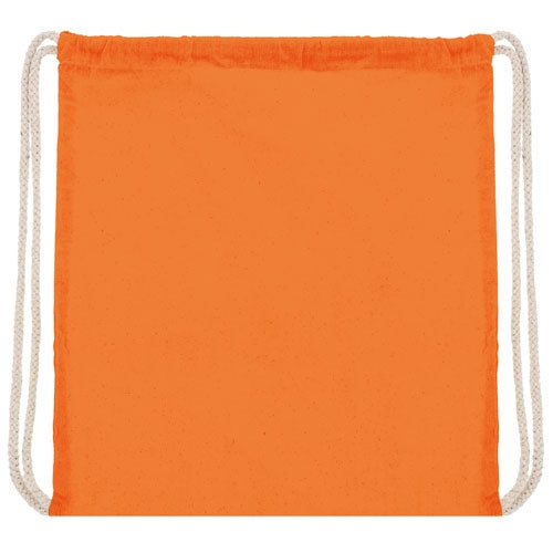Bolsa Mochila Algodon Naranja