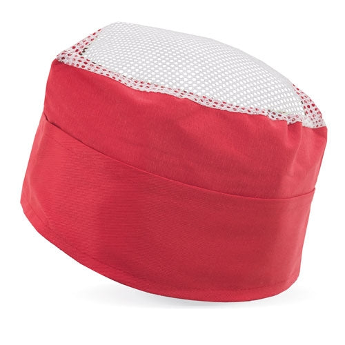 Gorro Profesional Rejilla Ro Rojo