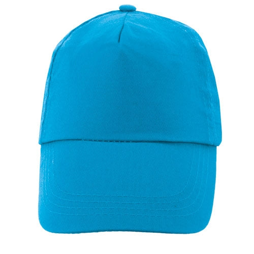 Gorra 100% Algodón Velcro Azul