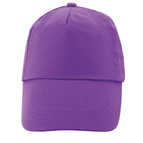 Gorra 100% Algodón Velcro Lila