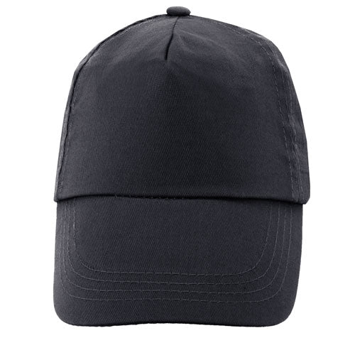 Gorra 100% Algodón Velcro Negro