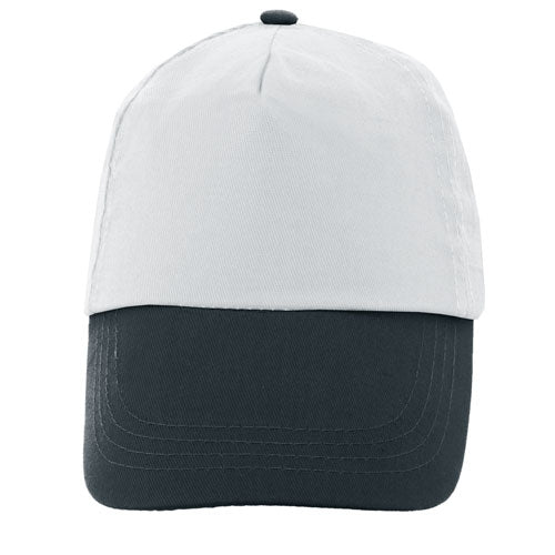 Gorra Bicolor Velcro Ne Negro
