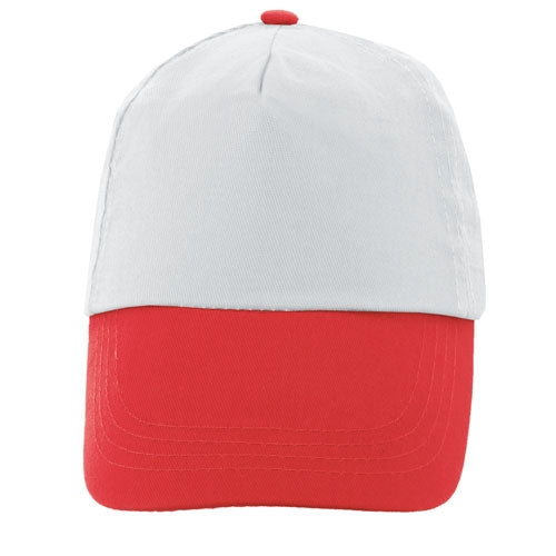 Gorra Bicolor Velcro Ro Rojo