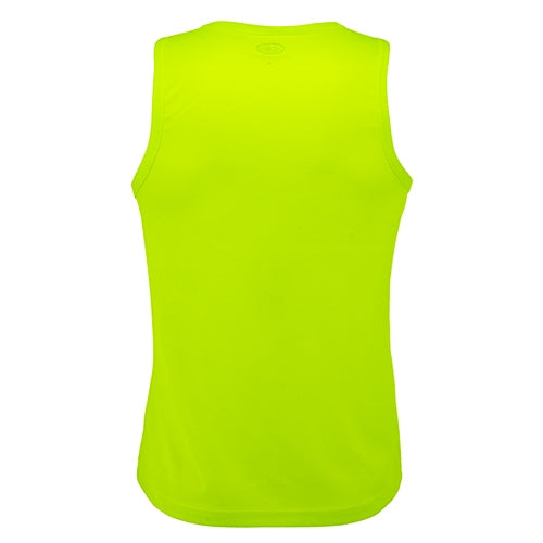 Camiseta Gym D&F Blanca Amarillo - Talla L