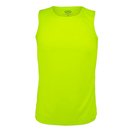 Camiseta Gym D&F Blanca Amarillo - Talla XXL