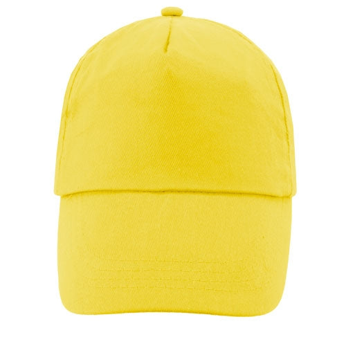 Gorra Algodón Peinado Premium Amarillo
