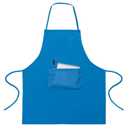Delantal 100% Algodon Azul