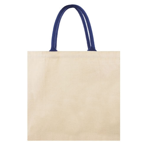 Bolsa De Algodon Azul