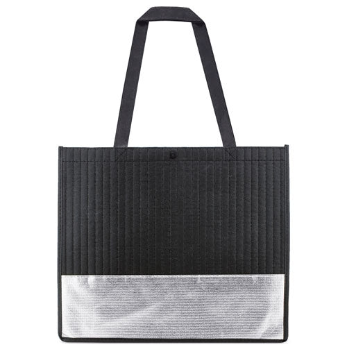 Bolsa Lafayette Negro/Plata Plata