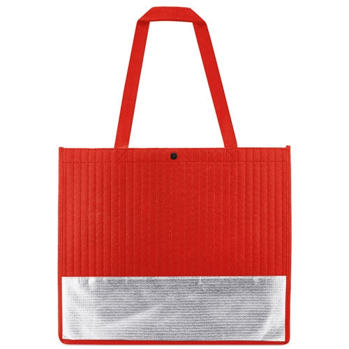 Bolsa Lafayette Rojo-Plata Plata