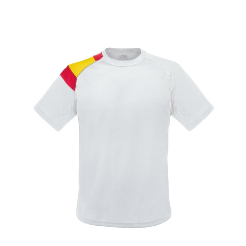 Camiseta Bandera Niño D&F Bl12-14 Blanco