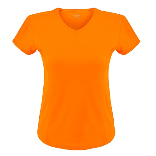 Camiseta Mujer D&F Na Fluo S Naranja - Talla S