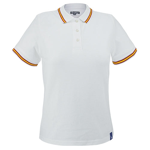 Polo Bandera Hombre Pierre Delone Blanco - Talla S