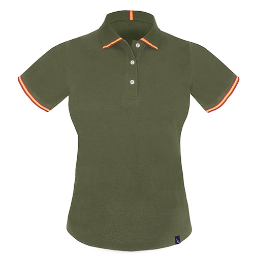 Polo Bandera Señora Verde - Talla XL