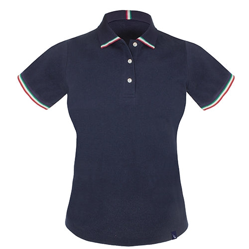 Polo Bandera Señora Marron - Talla XL
